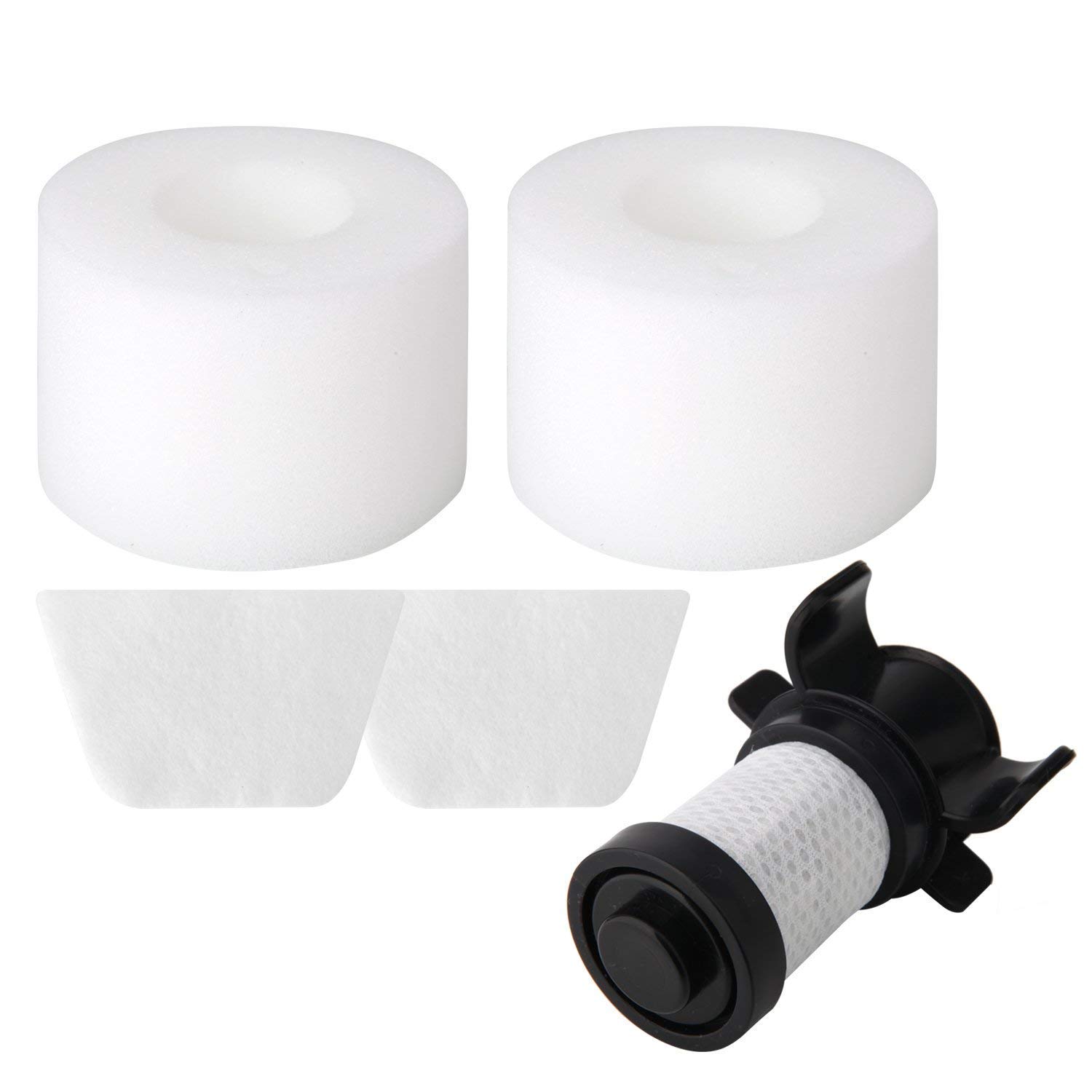 1Hepa and 2 Foam Filters for Shark IONFlex DuoClean Vacuum IF100 IF150 IF160 IF170 IF180 IF251 IF200 IF201 IF202 IF203Q IF205 IF251 IF252 IR100 IR101 IR70 Replace XPREMF100 XPSTMF100