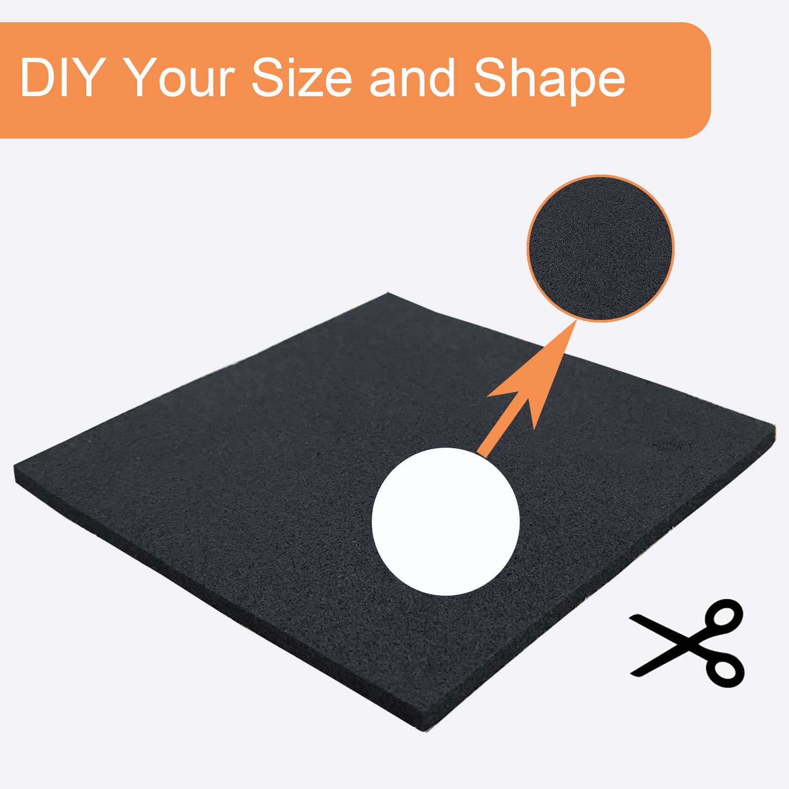 Selbstklebende Schaumstoffpads - 4 Stück Anti-Rutsch & Vibrationsschutz