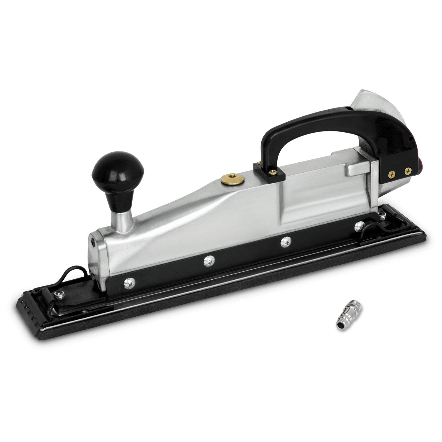 EBERTH Pneumatic Angle Grinder, Grinding Machine with 407x60mm Grinding Surface, Compressed Air Grinder with 1/4" Quick Coupling, Professional Aluminum Sander for The Car Workshop