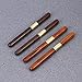 BESTONZON 2pcs Portable Stainless Steel Ice Pick Ice Tool Tea Needle Tea Knife with Copper Handle(Rosewood)