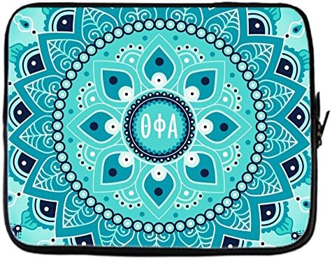 Theta Phi Alpha Circle Pattern Neoprene Sleeve Case for 15 inch Laptop Skin Cover for Acer/Apple/Asus/Lenovo/HP/Samsung &amp; More