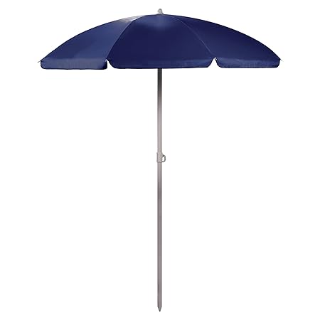 Picnic Time 822-00-138-000-0 Umbrella 5.5 Portable Beach Picnic Umbrella - Navy