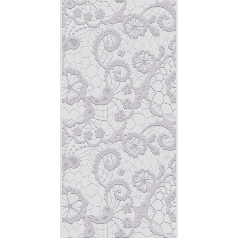 Gemini 3D Embossing Folder 5.75" x 2.75"-Decorative Lace
