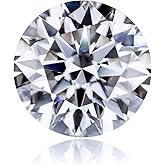 Moissanite Stone 0.5CT to 3CT White D Color VVS1 Clarity Moissanite Loose Diamonds CHINALUSTER 3Excellent Round Cut Loose Gemstone for Jewelry Making,Engagement Ring Pendant Necklace Earrings with GRA