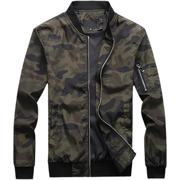 Amazon.com: Men's Lightweight Camouflage Jacket Light Track
