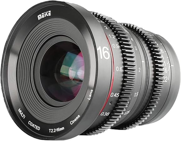 Amazon Meike 16mm T2 2 大口径マニュアルフォーカスプライムミニシネマレンズ用マイクロフォーサーズm43 Mftカメラ とbmpccに対応 カメラ用交換レンズ 通販