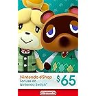 $65 Nintendo eShop Gift Card [Digital Code]