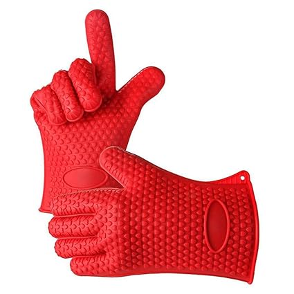 Amazon.com : Secologo 1 Pair Silicone Barbecue Grilling ...