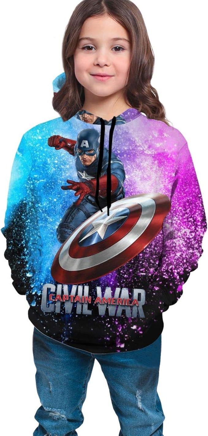 boys captain america sweatshirt