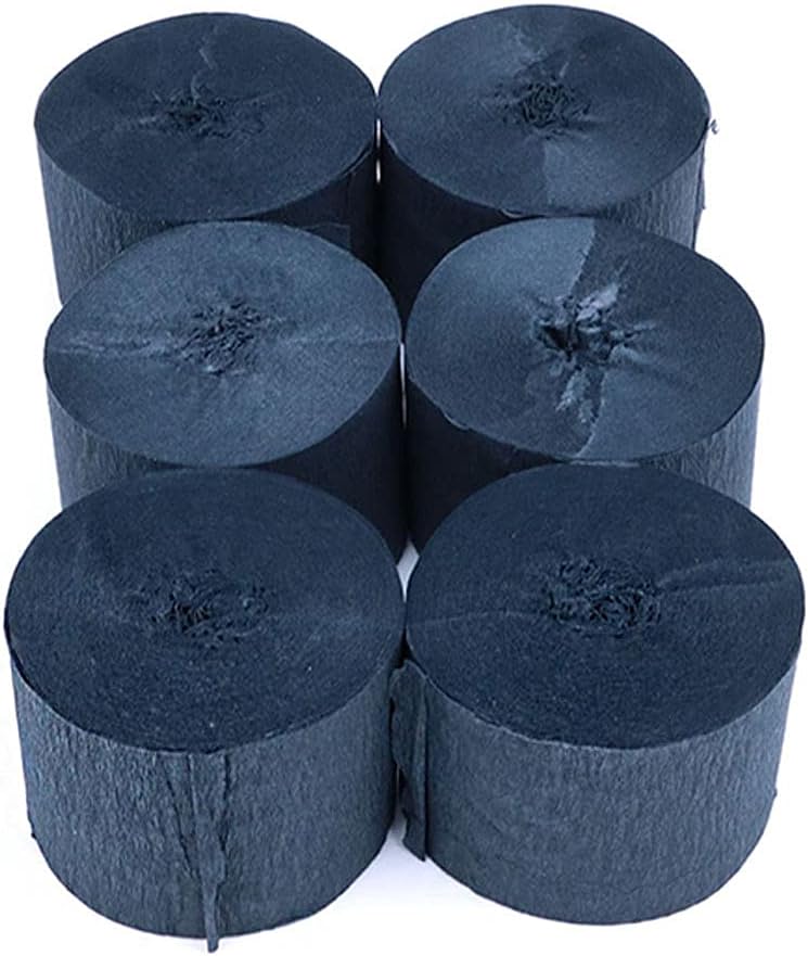 ANCLLO 6 Rolls 4.5cm x 25m Crepe Paper Party Streamers - Image 3