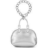 WOZEAH Mini Bag Charm for Women(Can't hold anything), Purse Pendant Keychain for Handbags & Backpacks, Stylish Gift Accessory