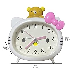 Fuxizest Cute Cat Alarm Clock, Kawaii Alarm