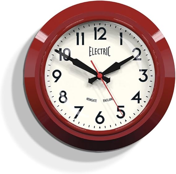 Small Electric Clock (Red) Amazon.ca Home & Kitchen