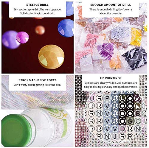 Eagle Diamond Painting,Flag Diamond Art ,Diamond Painting Eagle and Flag Home Wall Decor Gift 14x14 inch