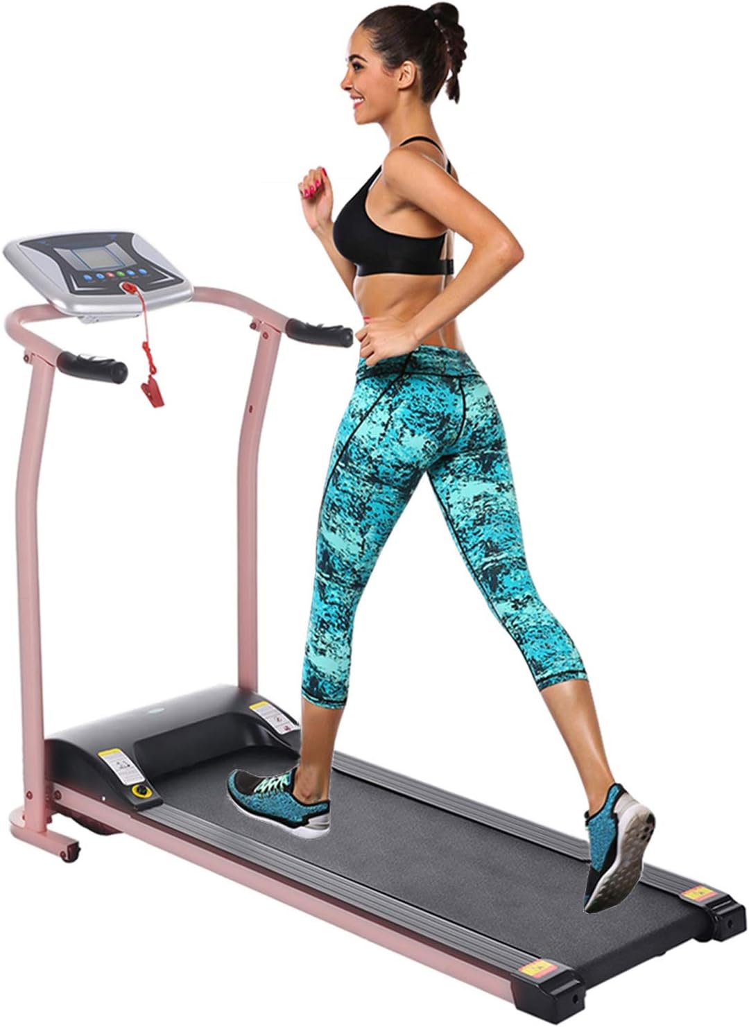 Folding Treadmill Electric Motorized Power Walking Jogging Running Exercise Fitness Machine Trainer Equipment for Home Gym