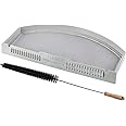 Upgraded WE03X23881 Dryer Lint Screen Filter Replacement for GE Dryer, GTD65EBSJ3WS GTD33EASK0WW GTD42EASJ2WW GTD42GASJ2WW GTD45EASJ2WS PS11763056 Stainless Steel Metal Screen with Cleaner Kit Brush