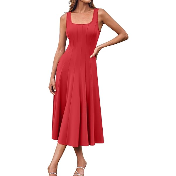 knee length dresses for ladies Natalie Midi Dress – Hell Bunny main image 0