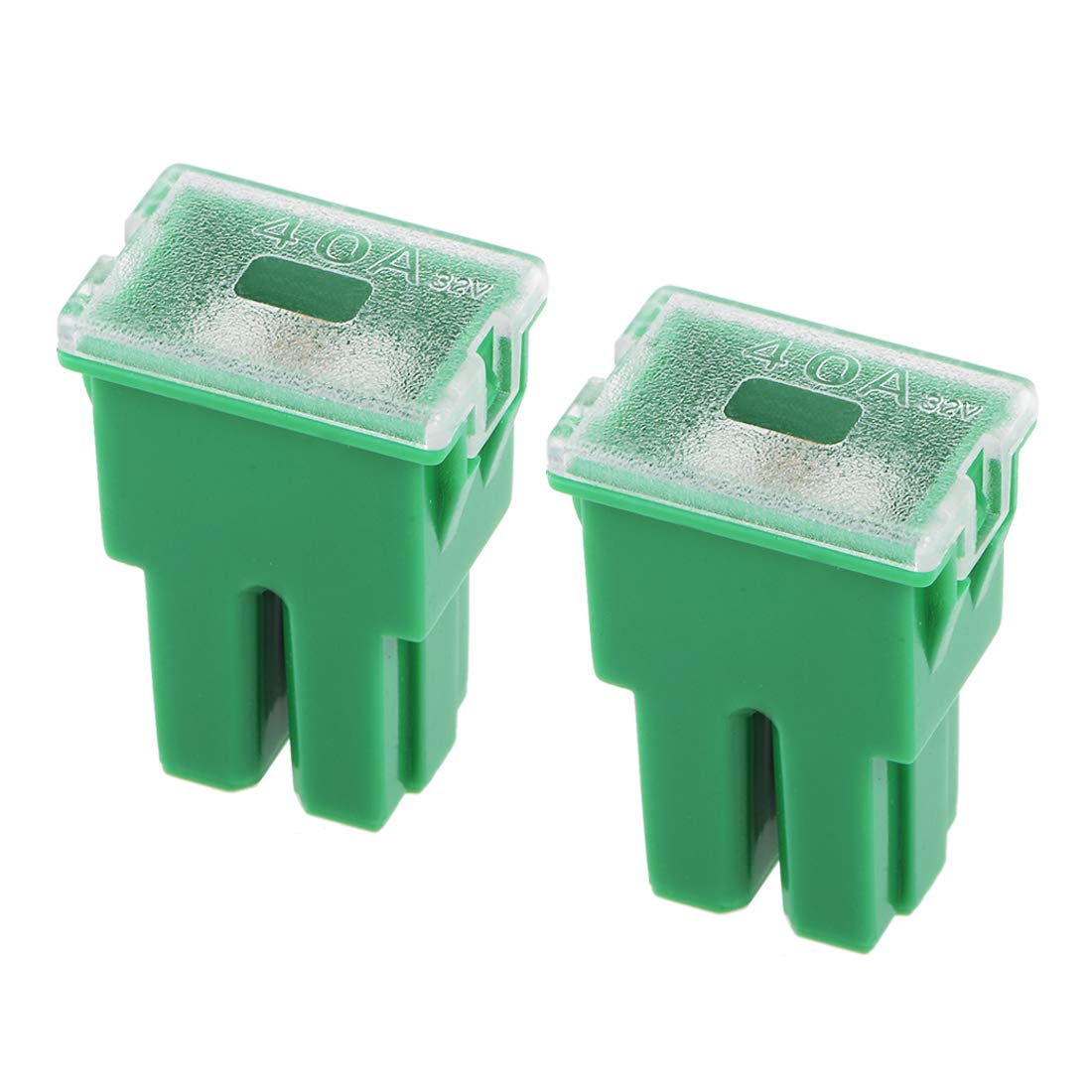 sourcing map Automotive Cartridge Fuse 32V 40A Female Terminal J Case Box for Car Truck 2pcs