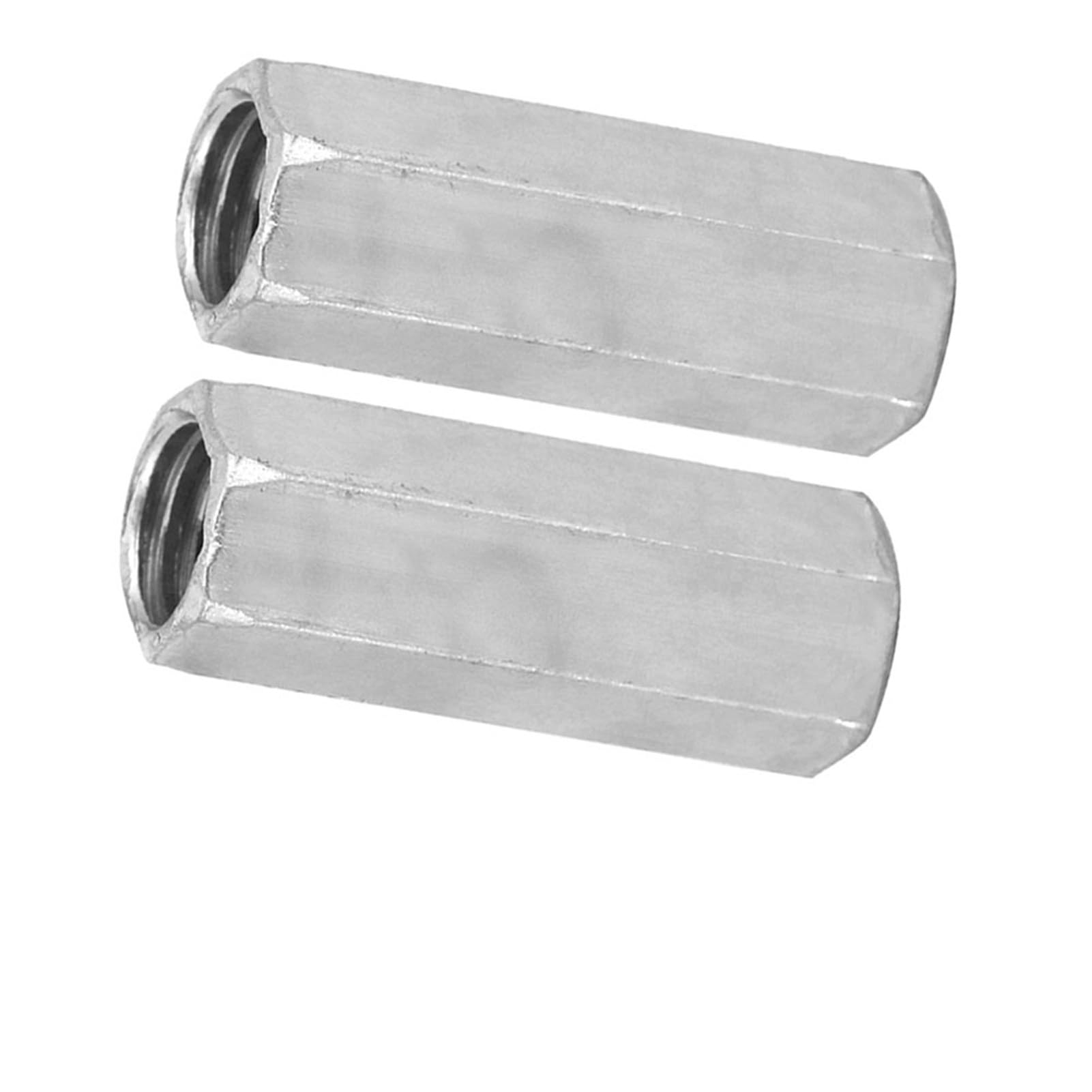 10pcs M8 Hex Nut Carbon Steel Threaded Standoff Screw Fasteners Hexagonal Sleeve Nut Long Rod Nut (M8*28)