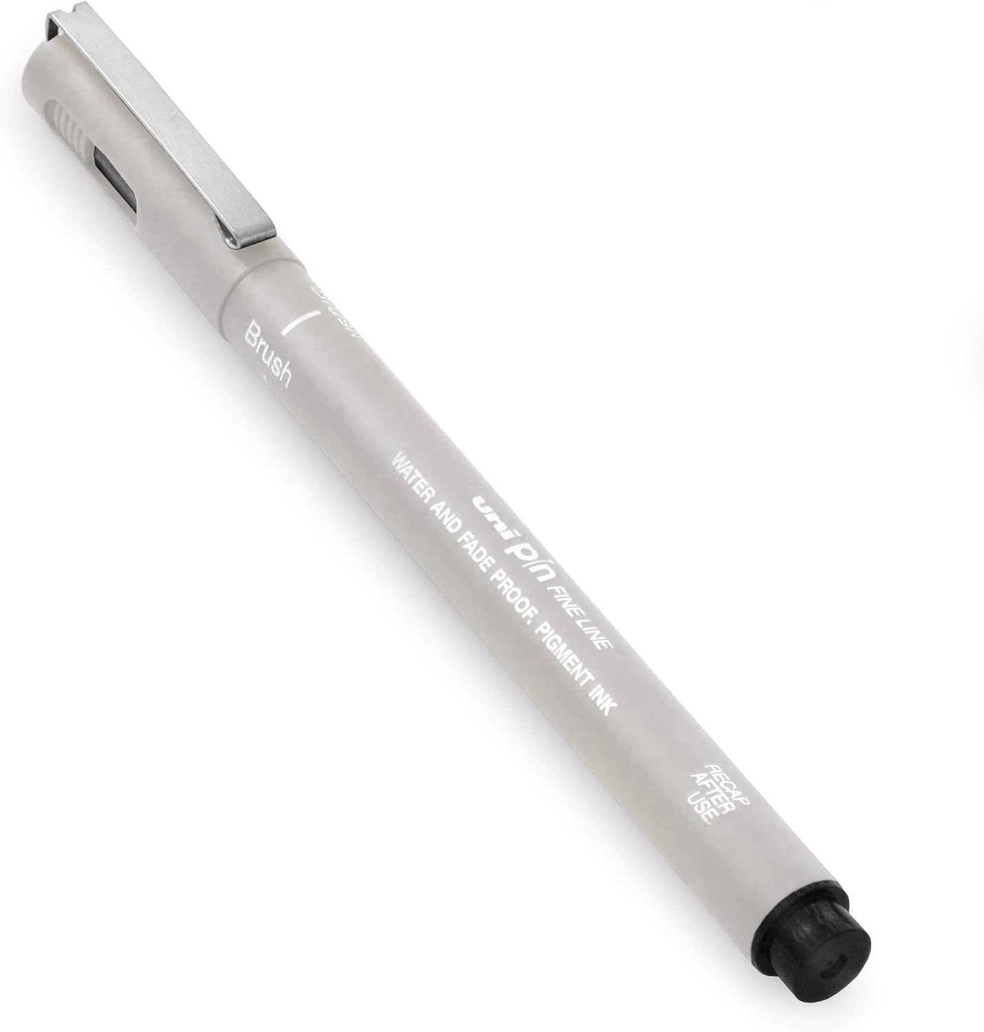 Uni Pin Fineliner Drawing Pen - In Gift Box (Light Grey - Brush, 3), 1 count (Pack of 3) - Image 5