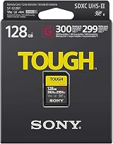 Sony 128GB SF-G Tough UHS II U3 V90 SD Card Read 300MB/s Write 299MB/s view 2