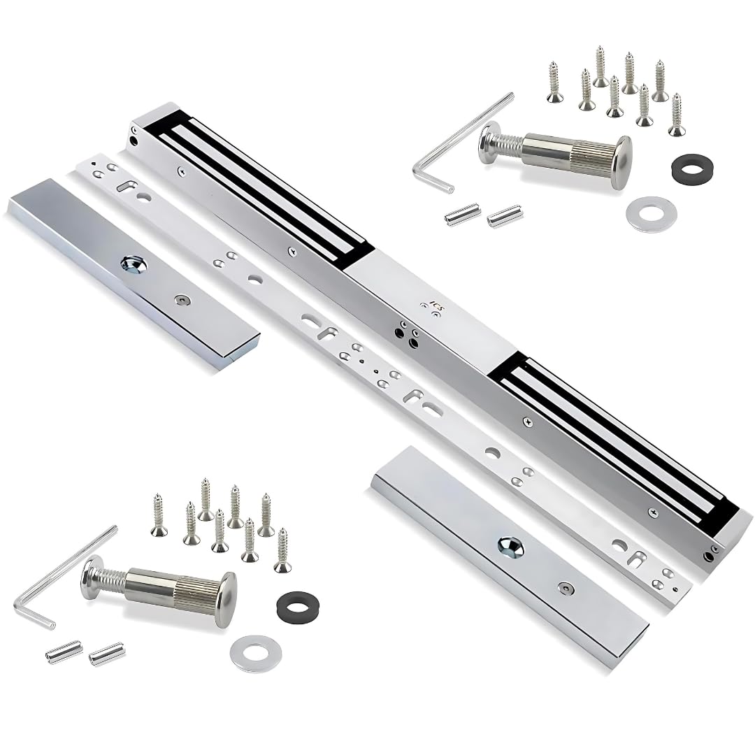 SecureMyDoor Double Door Magnetic Lock | Fail Safe | 2x 272KG Holding Force | Ideal for Access Control Systems, Building Maintenance and Installers