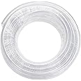 DERNORD PVC Tubing 1"ID X 1 1/4"OD Flexible Clear Vinyl Hose 50 Feet for Food Grade