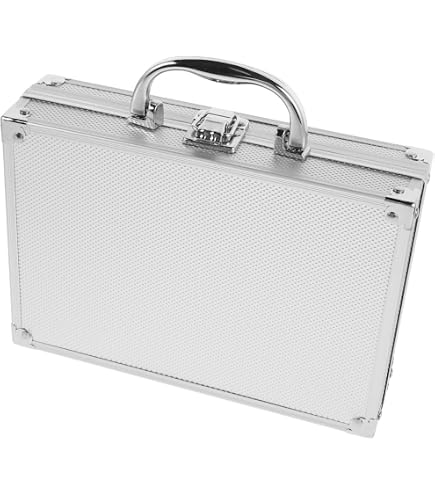 Mallette Rigide Aluminium Portable 29x20.5x10.5cm - Étui Transport Outils & Documents