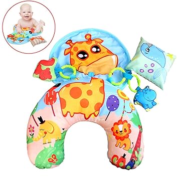 giraffe tummy time pillow