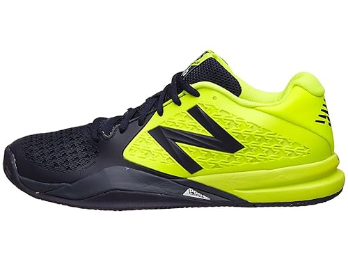 New Balance Men's 996 V2 Tennis Shoe, Blue/Yellow, D US in