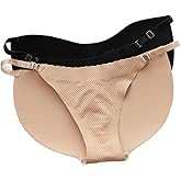 Aimery women's 2pcs Padded Seamless Lifter Butt Hip Enhancer Panties Shapewear Booty Lifting Shape Panty
