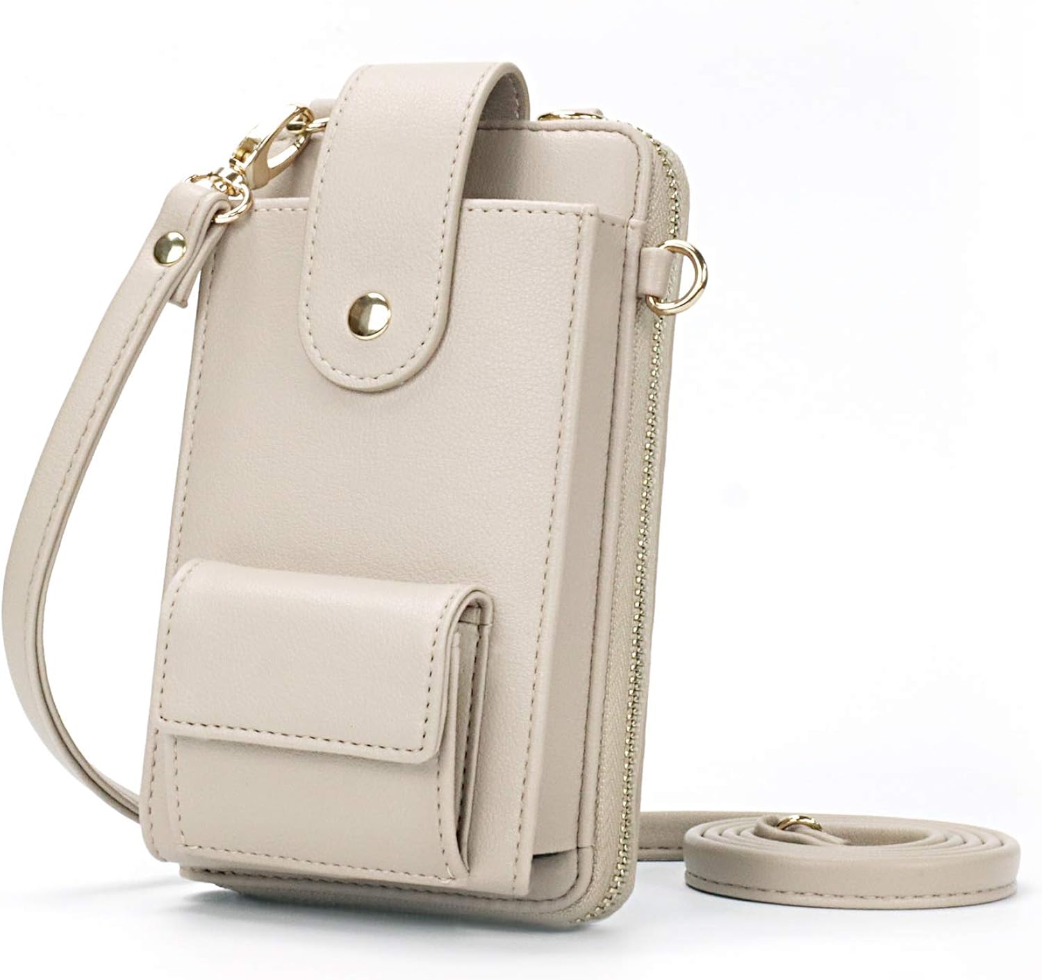 Cebostin Crossbody Handytasche, Damen, PULeder, Schultertasche, Handgelenk, Clutch, Handtasche