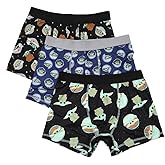 Bioworld Star Wars Mandalorian The Child Character Mens 3pk Boxer Briefs Set