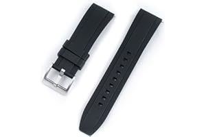 StrapHabit Quick Release Rubber Watch Strap Band FKM 20mm 22mm 24mm