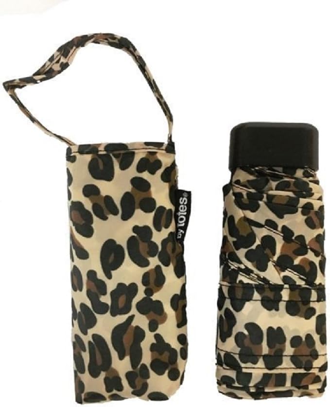 TOTES MICRO MINI PURSE MANUAL UMBRELLAMANY STYLES (Black White Polka