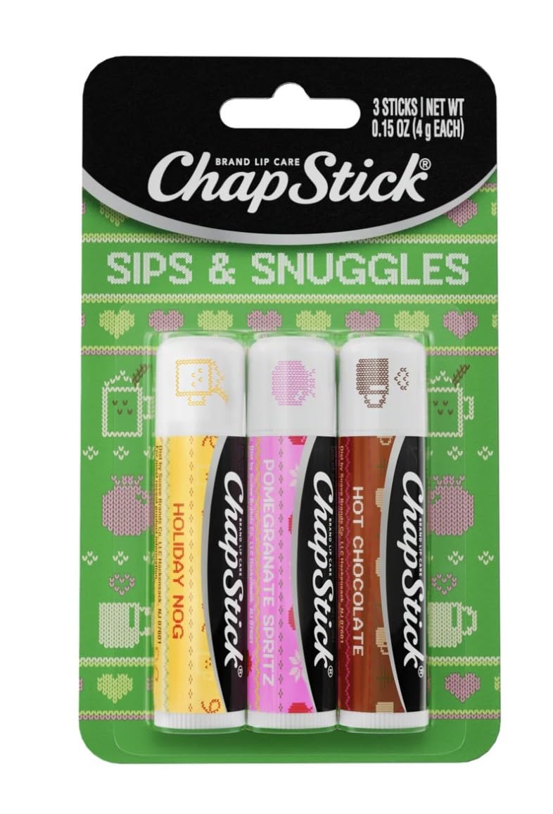 Photo 1 of *PARTIAL SET - See Clerk Notes*
ChapStick Sips & Snuggles Lip Balm Holiday Gift Set, 3 Pack Variety