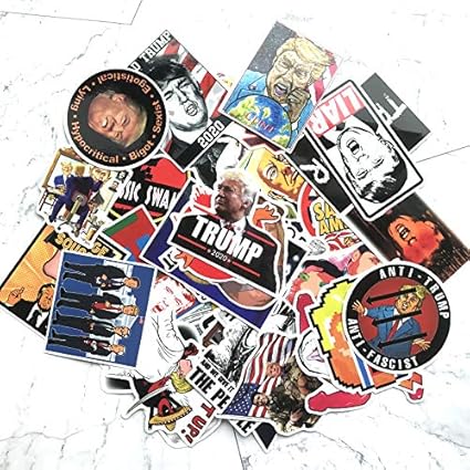 GMADD Pegatinas de Dibujos Animados Trump para Maleta Skateboard ...