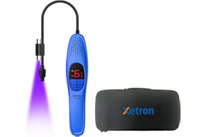 Xetron Refrigerant Leak Detector Heated Diode Compatible with A2L, Mute Beep HVAC AC Leak Detector for Freon R134A R410A R22 R32 Sniff Halogen CFCs HCFCs HFCs HFOs