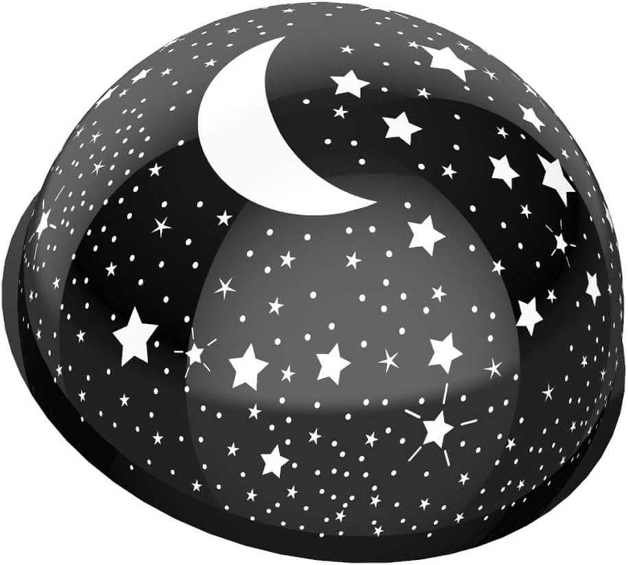 Star Projector Black Plastic Night Light Projector Stars and Moon Cover