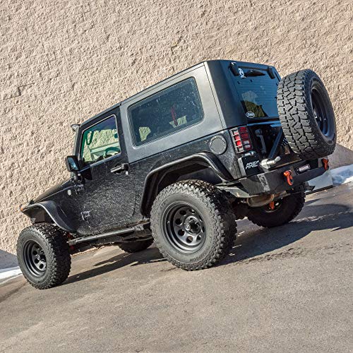 ARIES 2500350 Black Aluminum Rear Jeep Wrangler JK Inner Fender Liner