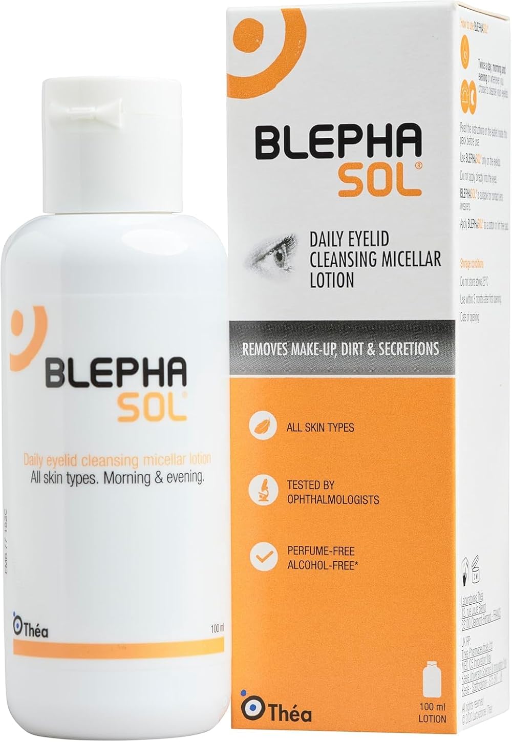 Blephasol Micellar Eyelid Cleansing Lotion 100ml Soap Free