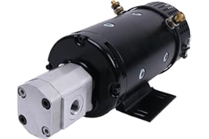 HOLDWELL 3.59CC 24VDC Hydraulic Pump and Motor Assembly 161936 161937 compatible with Skyjack Scissor Lift SJIII3220 SJIII3226 SJIII4620 SJIII4626 SJIII4632