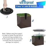 Torchtree 2023 Upgraded Solar Outdoor Ground Lights 12 Pack 8 LED 40 lm IP65 view 4
