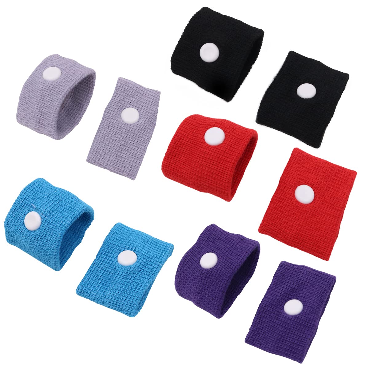 Namvo 5 Pairs Sickness Relief Wristbands, Motion Travel Sickness Bands for Morning Sickness Sea Travel Car Flying Trip Sickness