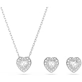Swarovski Ariana Grande Collection, Clear Crystal &amp; Pearls, Rhodium Finish, Necklaces, Earrings and Bracelets