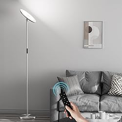PreeOtti LED Floor Lamp with Remote, Touch