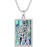 Cargari Hug Necklace for Women Hug Pendant Relationship Necklace 925 Sterling Silver Anniversary Pendant Jewelry Romantic Jewelry Birthday Gift