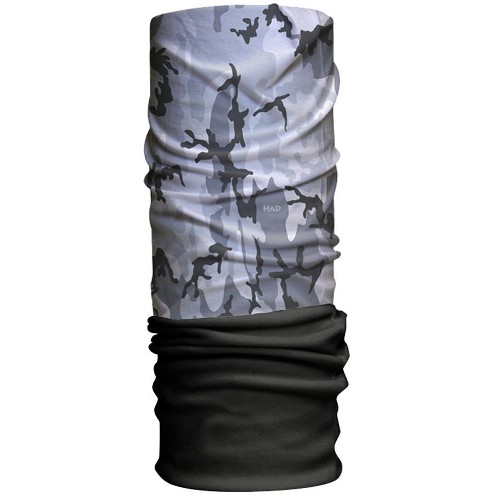 H.A.D. Originals Winter Camou with Anthracite Fleece Winter Fleece Scarf - Grey/White/Black, One Size