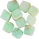 ColouredRocks 100 carats Peruvian Opal Crystals, Raw Stones, Rough Gemstones, Jewelry Making Supply, Cabbing, Polishing, Cutting, DIY, Crafts (10pcs) (10-15mm)