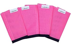 Shoofly Horse Leggins, Patented Loose Fitting Fly Boots, Prevent Fly Bites, Reduce Stomping & Fatigue, Breathable Plastic Mesh (Pink/Pony & Donkey)